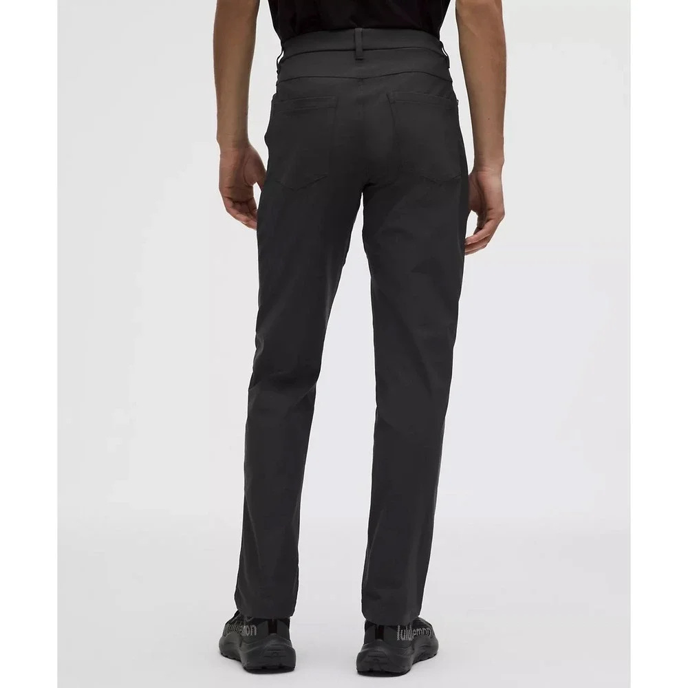 NWT Lululemon ABC Pant Classic Fit Warpstreme Obsidian Dark Grey 46 x 27 LM5A01S